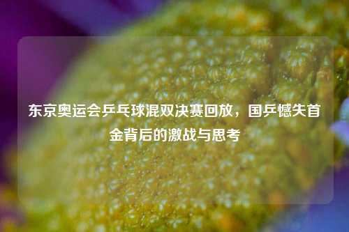 东京奥运会乒乓球混双决赛回放，国乒憾失首金背后的激战与思考