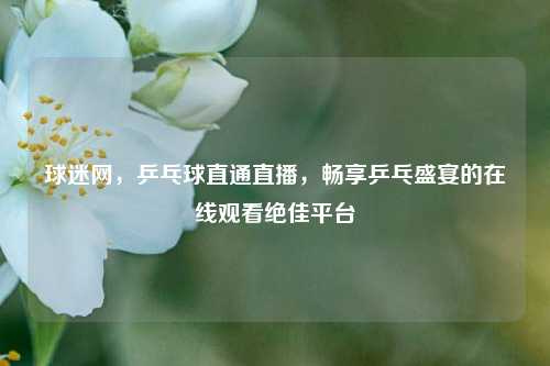 球迷网，乒乓球直通直播，畅享乒乓盛宴的在线观看绝佳平台